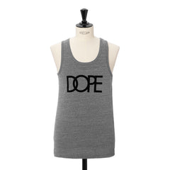Flocked Logo Tank