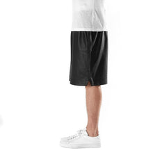 Perforated Leather Shorts